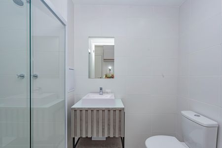 Studio para alugar com 27m², 1 quarto e sem vaga Studio para alugar com 27m², 1 quarto e sem vagaBanheiro