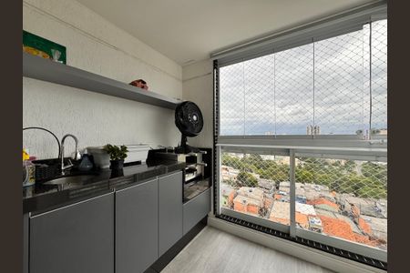 Apartamento à venda com 62m², 2 quartos e 1 vagaSacada da sala