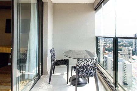 Studio para alugar com 30m², 1 quarto e sem vagaVaranda