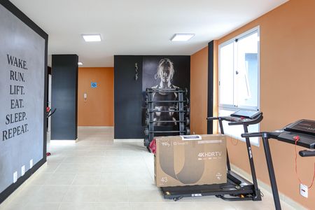 Apartamento para alugar com 30m², 1 quarto e 1 vaga Apartamento para alugar com 30m², 1 quarto e 1 vagaÁrea comum - Academia