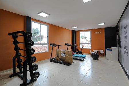 Apartamento para alugar com 30m², 1 quarto e 1 vaga Apartamento para alugar com 30m², 1 quarto e 1 vagaÁrea comum - Academia