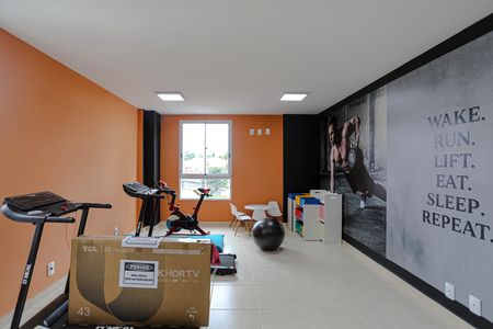 Apartamento para alugar com 30m², 1 quarto e 1 vaga Apartamento para alugar com 30m², 1 quarto e 1 vagaÁrea comum - Academia