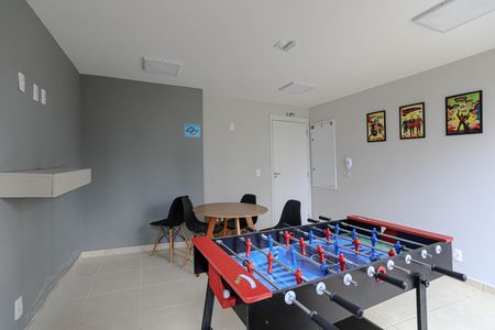 Apartamento para alugar com 30m², 1 quarto e 1 vaga Apartamento para alugar com 30m², 1 quarto e 1 vagaÁrea comum - Salão de Jogos