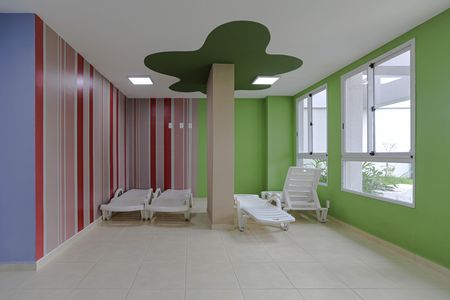 Apartamento para alugar com 30m², 1 quarto e 1 vaga Apartamento para alugar com 30m², 1 quarto e 1 vagaÁrea comum - Brinquedoteca