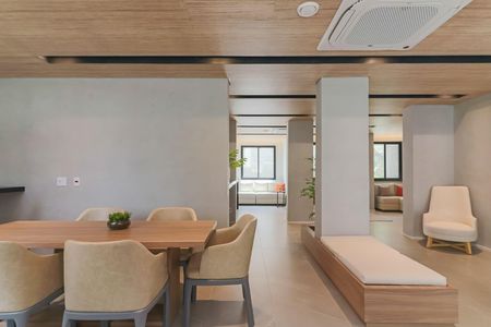 Apartamento para alugar com 33m², 1 quarto e sem vaga Apartamento para alugar com 33m², 1 quarto e sem vagaÁrea comum - Salão de festas