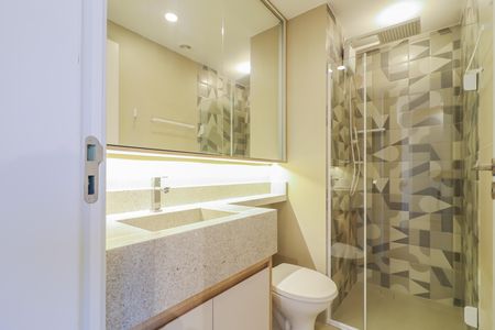 Apartamento para alugar com 33m², 1 quarto e sem vaga Apartamento para alugar com 33m², 1 quarto e sem vagaBanheiro