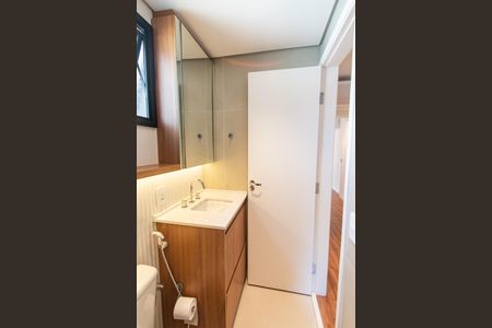 Apartamento à venda com 75m², 2 quartos e 2 vagasBanheiro da suíte 