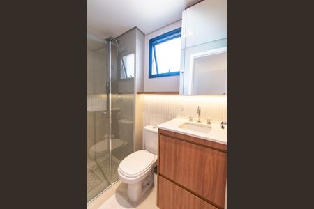 Apartamento à venda com 75m², 2 quartos e 2 vagasBanheiro da suíte 