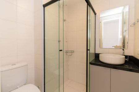 Studio para alugar com 27m², 1 quarto e sem vaga Studio para alugar com 27m², 1 quarto e sem vagaBanheiro