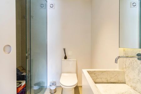 Apartamento à venda com 74m², 1 quarto e 1 vaga Apartamento à venda com 74m², 1 quarto e 1 vagaBanheiro Social