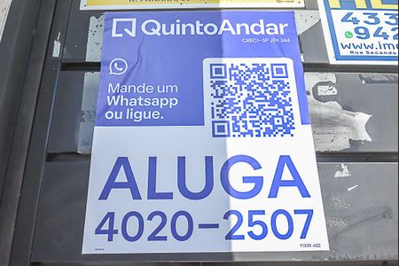 Studio para alugar com 33m², 1 quarto e sem vaga Studio para alugar com 33m², 1 quarto e sem vagaPlaca na Fachada - YIXW-402 - 07/05/2026