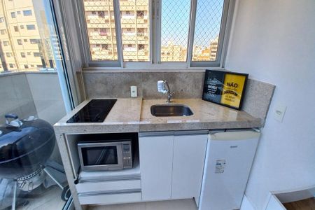 Apartamento para alugar com 120m², 2 quartos e 1 vagaDetalhe da Varanda Gourmet