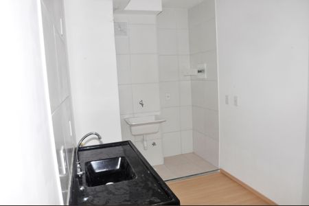 Apartamento à venda com 37m², 2 quartos e sem vagaDetalhe - Cozinha e Área de Serviço