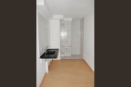 Apartamento à venda com 37m², 2 quartos e sem vagaDetalhe - Cozinha e Área de Serviço
