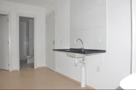 Apartamento à venda com 37m², 2 quartos e sem vagaDetalhe - Cozinha e Área de Serviço