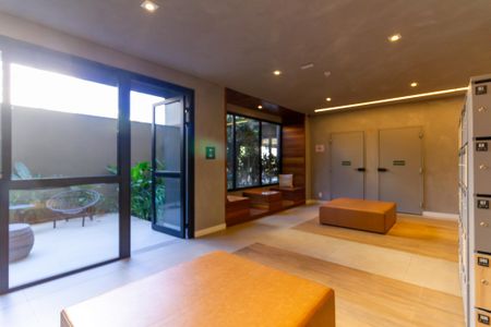 Apartamento para alugar com 25m², 1 quarto e sem vagaHall social