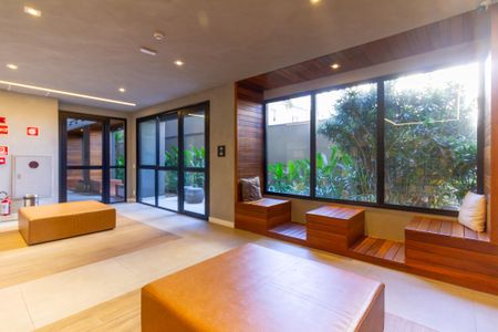 Apartamento para alugar com 25m², 1 quarto e sem vagaHall social