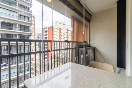 Studio para alugar com 24m², 1 quarto e sem vagaVaranda