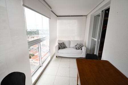 Apartamento para alugar com 87m², 3 quartos e 2 vagasSala - Sacada