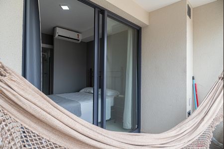 Studio para alugar com 30m², 1 quarto e sem vagaVaranda da Sala/Quarto