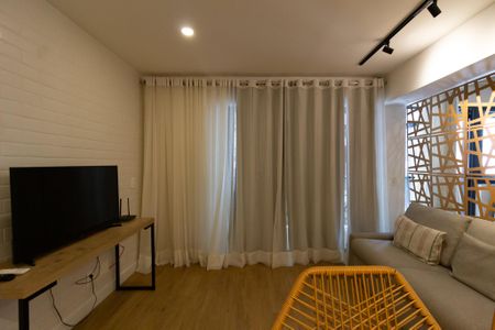 Apartamento à venda com 50m², 1 quarto e sem vaga Apartamento à venda com 50m², 1 quarto e sem vagaDetalhe da sala