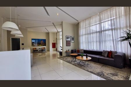 Studio para alugar com 35m², 1 quarto e 1 vagaHall social