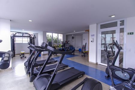 Apartamento à venda com 35m², 1 quarto e 1 vaga Apartamento à venda com 35m², 1 quarto e 1 vagaÁrea comum - Academia