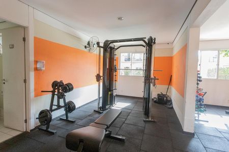 Apartamento para alugar com 44m², 2 quartos e 1 vaga Apartamento para alugar com 44m², 2 quartos e 1 vagaÁrea comum - Academia