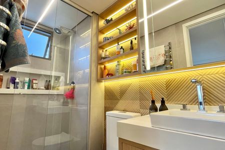 Apartamento à venda com 57m², 2 quartos e 1 vaga Apartamento à venda com 57m², 2 quartos e 1 vagaBanheiro da Suíte