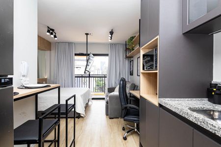 Studio para alugar com 25m², 1 quarto e sem vaga Studio para alugar com 25m², 1 quarto e sem vagaCozinha