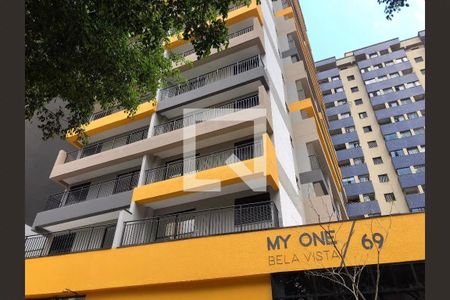 Studio para alugar com 25m², 1 quarto e sem vaga Studio para alugar com 25m², 1 quarto e sem vagaFachada