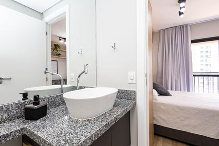 Studio para alugar com 25m², 1 quarto e sem vaga Studio para alugar com 25m², 1 quarto e sem vagaBanheiro