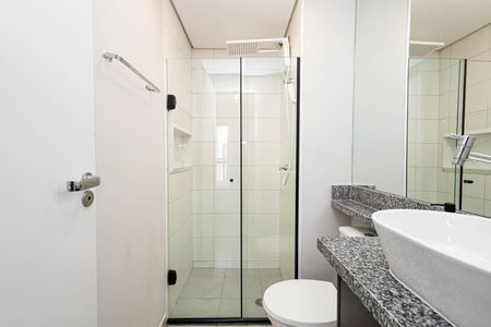 Studio para alugar com 25m², 1 quarto e sem vaga Studio para alugar com 25m², 1 quarto e sem vagaBanheiro