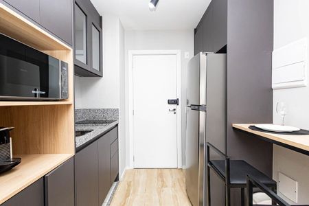 Studio para alugar com 25m², 1 quarto e sem vaga Studio para alugar com 25m², 1 quarto e sem vagaCozinha