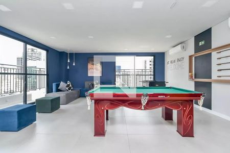 Studio para alugar com 25m², 1 quarto e sem vaga Studio para alugar com 25m², 1 quarto e sem vagaSalão de jogos