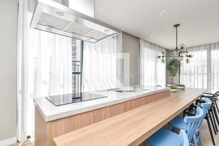 Studio para alugar com 25m², 1 quarto e sem vaga Studio para alugar com 25m², 1 quarto e sem vagaÁrea comum - Salão de festas