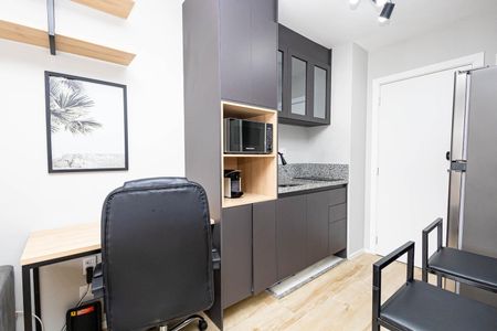 Studio para alugar com 25m², 1 quarto e sem vaga Studio para alugar com 25m², 1 quarto e sem vagaCozinha