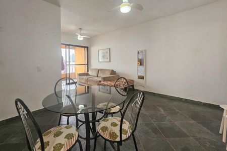 Sala de apartamento para alugar com 2 quartos, 90m² em Vila Júlia, Guarujá
