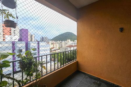 Varanda de apartamento para alugar com 2 quartos, 90m² em Vila Júlia, Guarujá