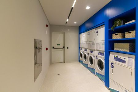 Studio para alugar com 30m², 1 quarto e sem vaga Studio para alugar com 30m², 1 quarto e sem vagaLavanderia