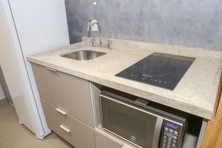 Studio para alugar com 30m², 1 quarto e sem vaga Studio para alugar com 30m², 1 quarto e sem vagaCozinha