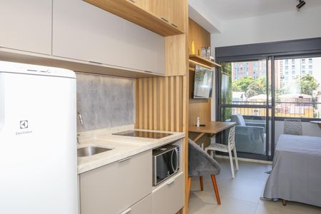 Studio para alugar com 30m², 1 quarto e sem vaga Studio para alugar com 30m², 1 quarto e sem vagaCozinha