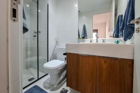 Apartamento à venda com 44m², 1 quarto e 1 vaga Apartamento à venda com 44m², 1 quarto e 1 vagaBanheiro da Suíte