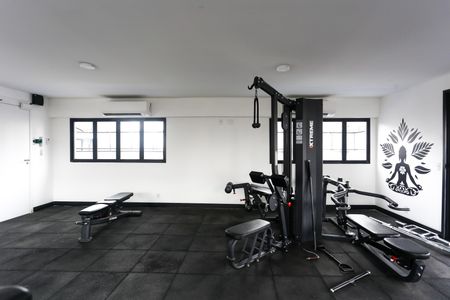 Studio para alugar com 30m², 1 quarto e 1 vaga Studio para alugar com 30m², 1 quarto e 1 vagaÁrea comum - Academia