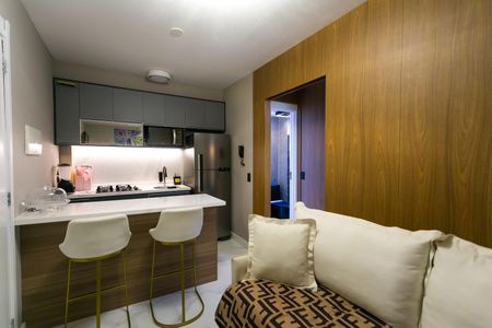 Studio para alugar com 30m², 1 quarto e 1 vaga Studio para alugar com 30m², 1 quarto e 1 vagaCozinha