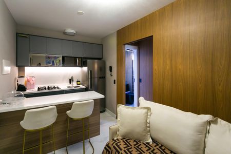 Studio para alugar com 30m², 1 quarto e 1 vaga Studio para alugar com 30m², 1 quarto e 1 vagaSala