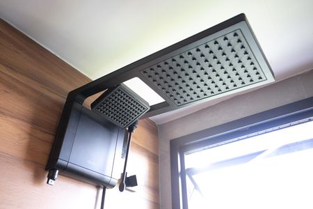 Studio para alugar com 30m², 1 quarto e 1 vaga Studio para alugar com 30m², 1 quarto e 1 vagaBanheiro