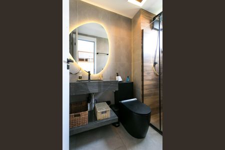 Studio para alugar com 30m², 1 quarto e 1 vaga Studio para alugar com 30m², 1 quarto e 1 vagaBanheiro