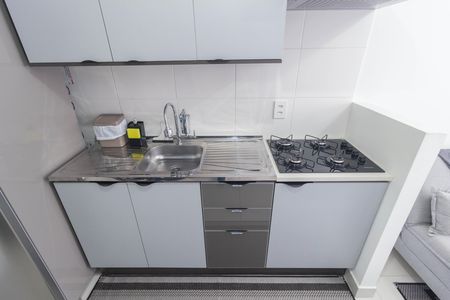 Apartamento para alugar com 28m², 1 quarto e sem vagaDetalhe - Cozinha
