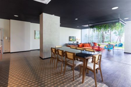 Studio à venda com 22m², 1 quarto e sem vagaÁrea comum - Salão de festas